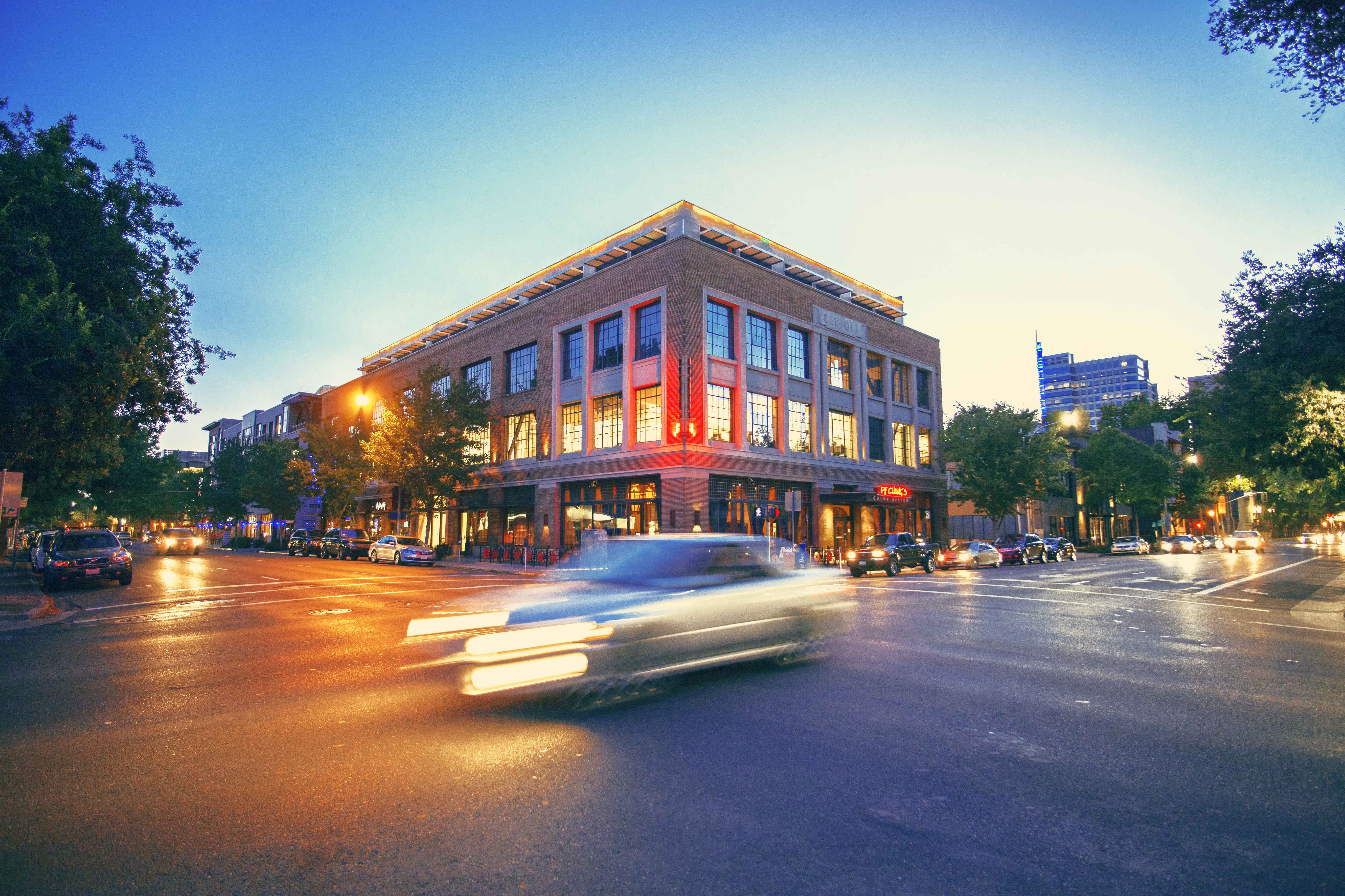 image of car at the corner 