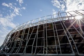 Golden1 Center construction in progress 