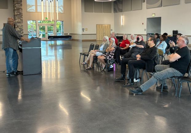 Mentor Artist Larry Meeks presents his work