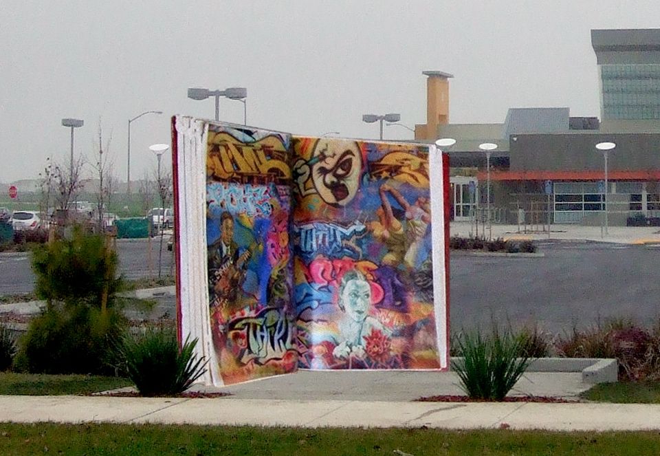 The Big Book with its pages full of art