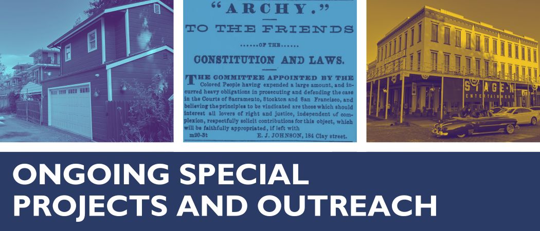 Ongoing special projects and outreach