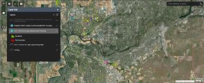 Aerial view of Sacramento