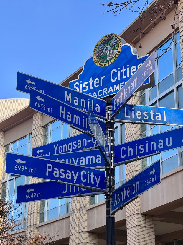 Sacramento Sister Cities Sign