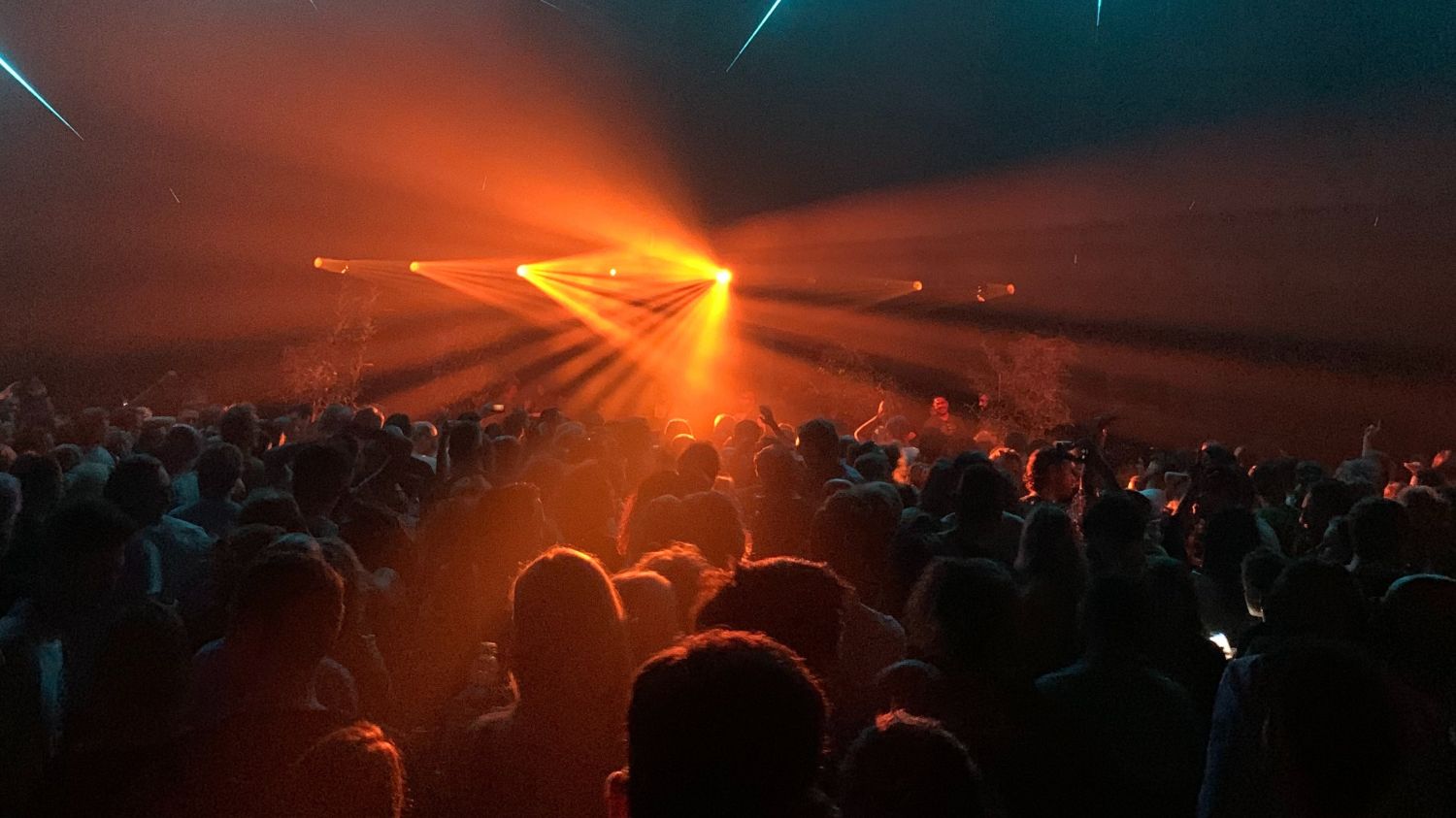 people in dimly lit night club dancing