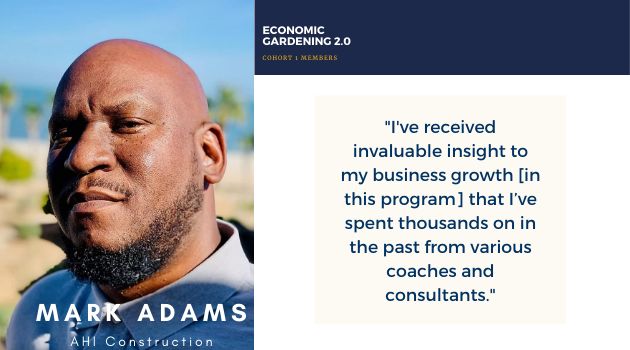 Testimonial from Mark Adams on his Economic Gardening experience. 