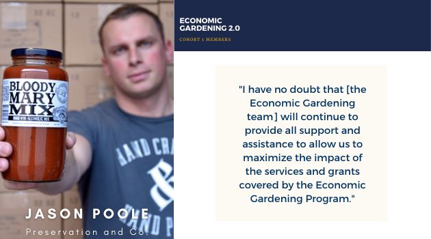 Testimonial from Jason Poole on his Economic Gardening experience. 