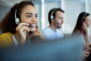 Photo of a woman on the phone