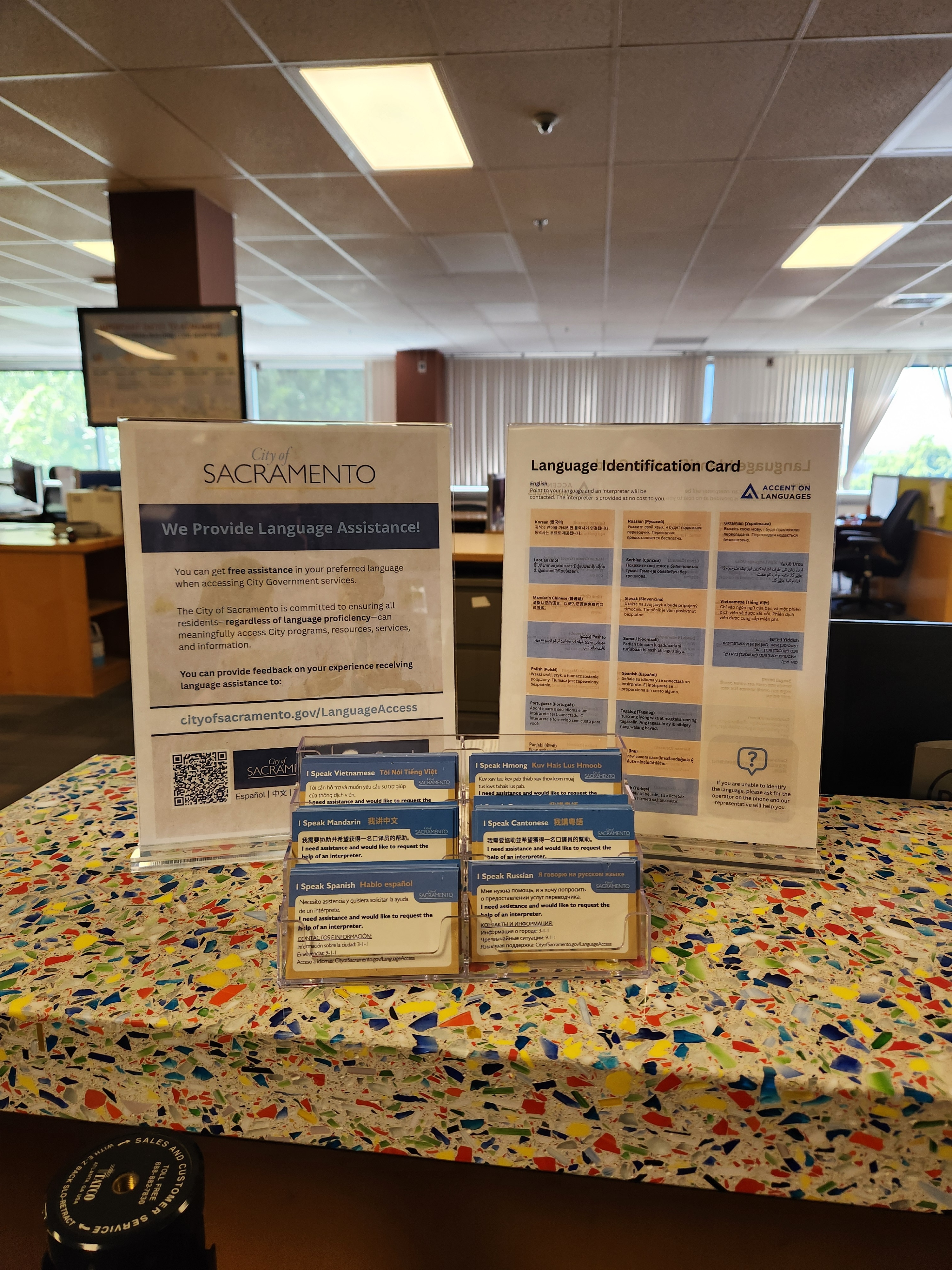 I Speak Display sample