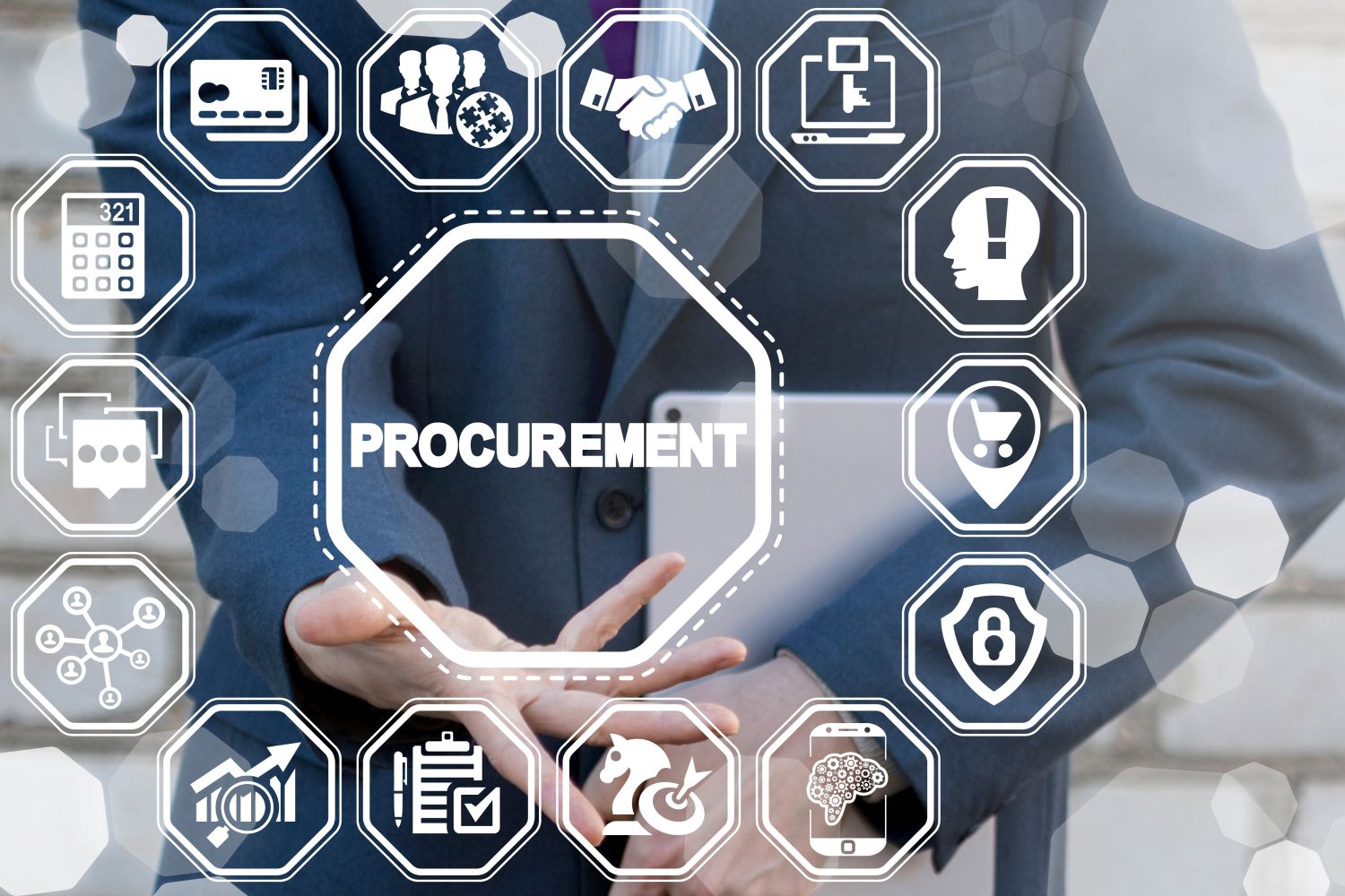 Word cloud with Procurement highlighted