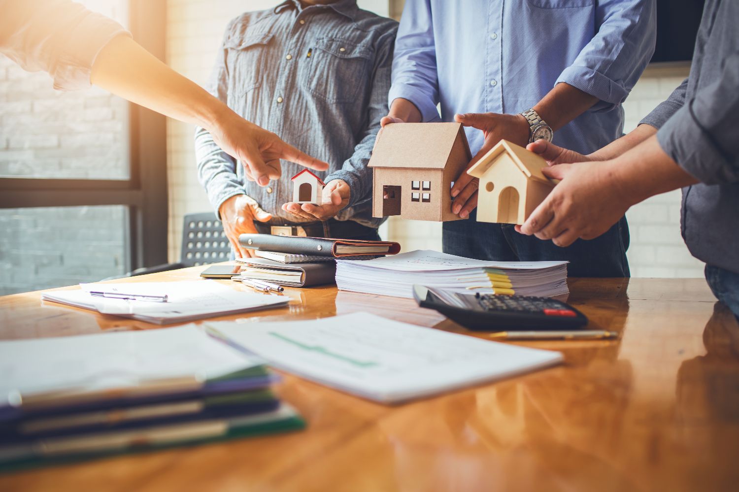 Many hands on model home