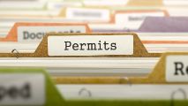different files with a main one that reads "permits"