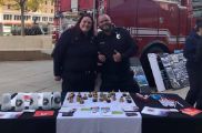 Two dispatchers in uniform and posing