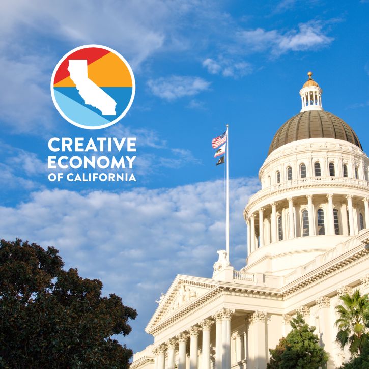 Creative Economy of California logo, State Capital