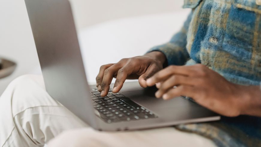Person on laptop