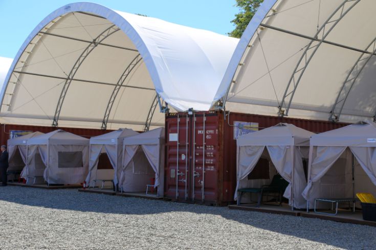 Safe camping, tents, shade cover