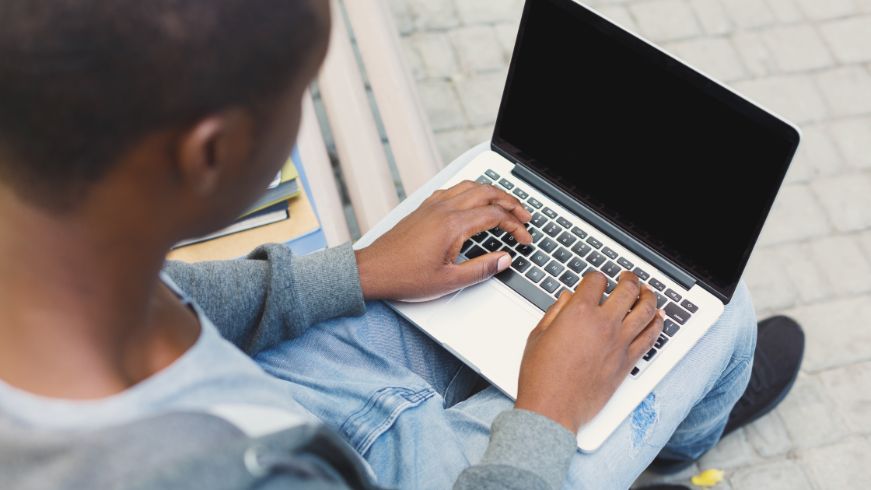 Child on computer