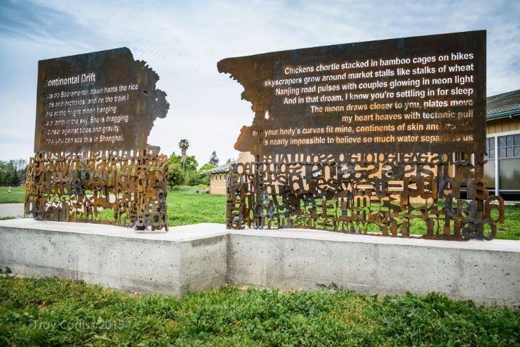 Public art, grass
