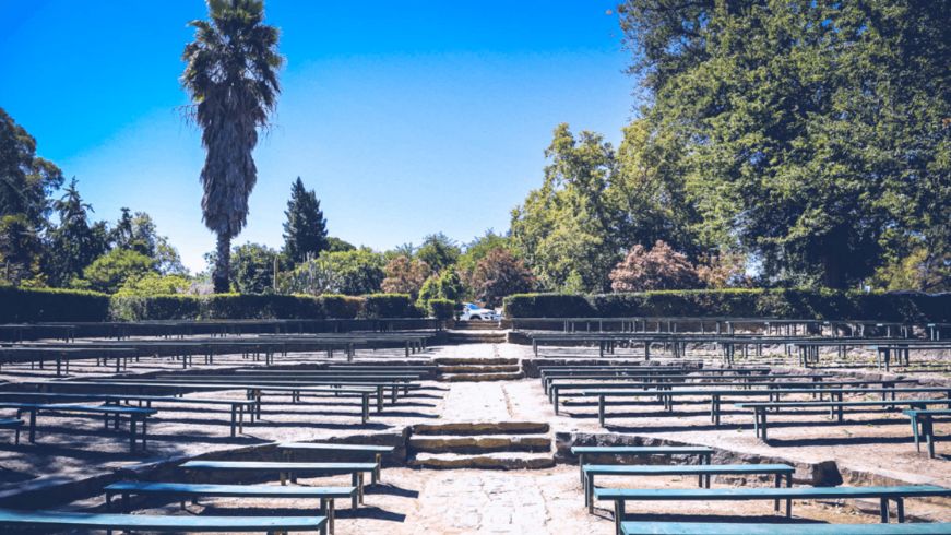 Outdoor amphitheatre at park