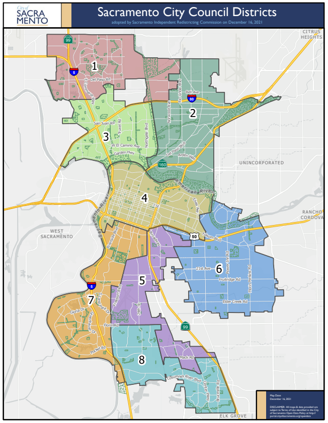 Citywide Council District Map
