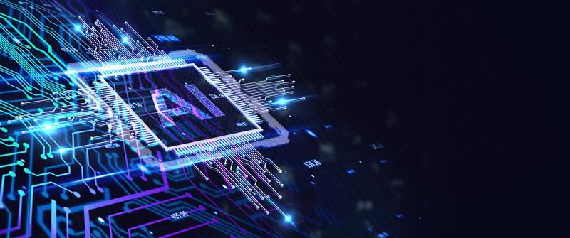 AI graphic using microchip