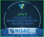 Graphic that says 2023 Excellence in Information Technology Practices Award