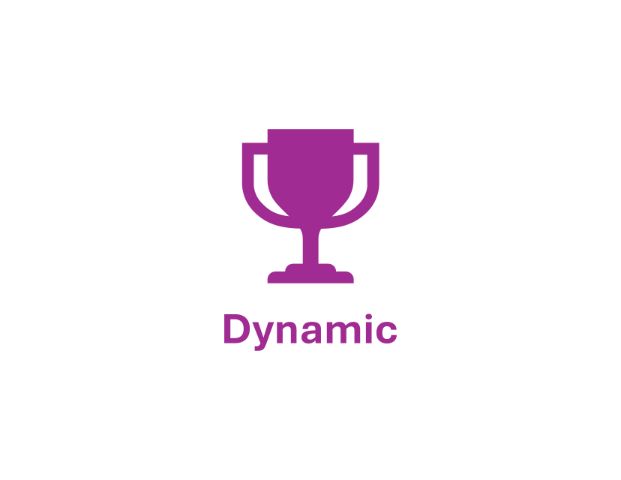 "Dynamic" word graphic