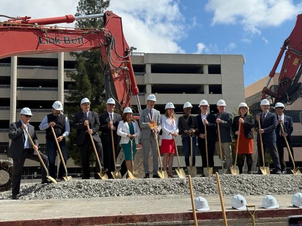 Representatives at the Monarch groundbreaking