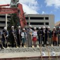 Representatives at the Monarch groundbreaking