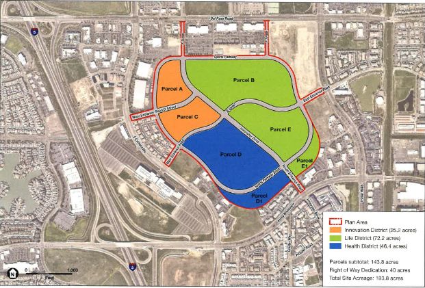 Site map of innovation park