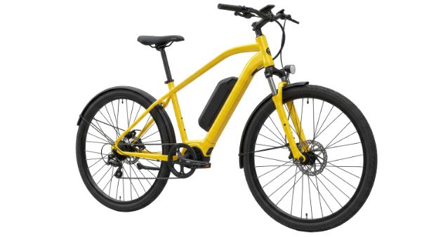 Yellow Electric Bike