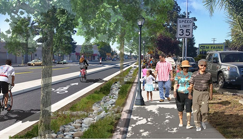 Franklin Boulevard proposed simulation