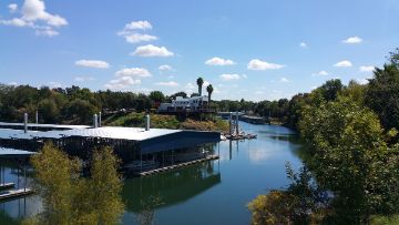 Color map of all slip rental areas at Sacramento Marina