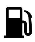 Image of black fuel pump icon