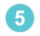 Image of the number five in white font enclosed inside a blue circle