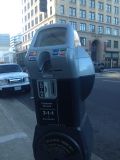 Image of parking meter on the street