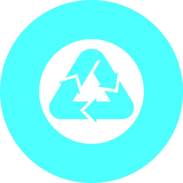 Recycle Icon in blue