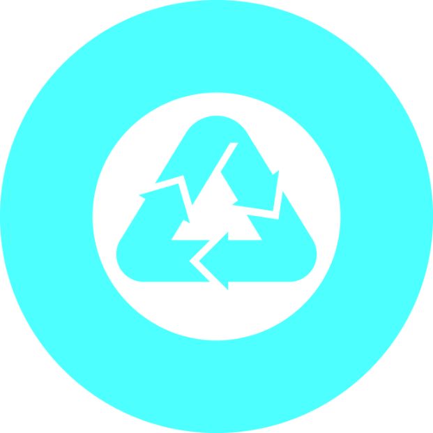 Recycle Icon in blue