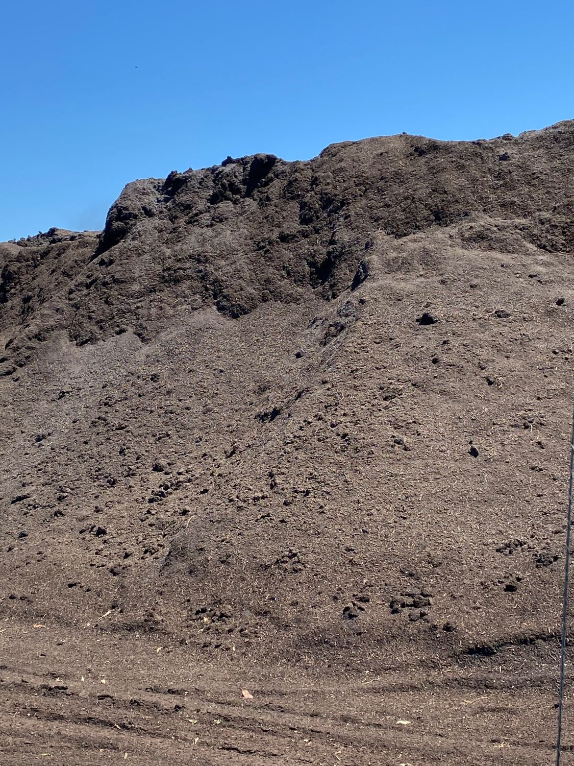 pile of dirt that is compost