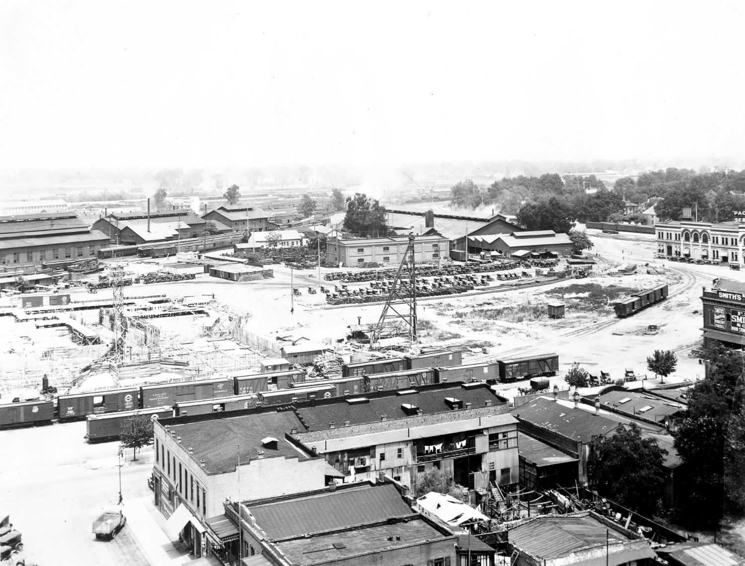 Foundation construction for REA building