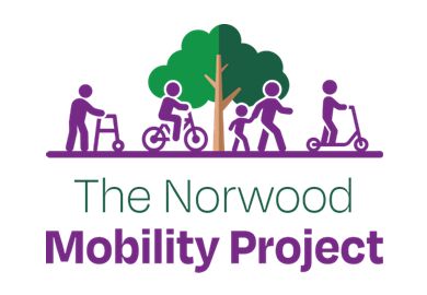 Graphic of The Norwood Mobility Project logo