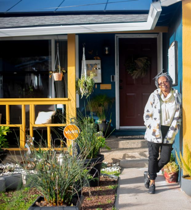 Photo of a home served through the Pilot project