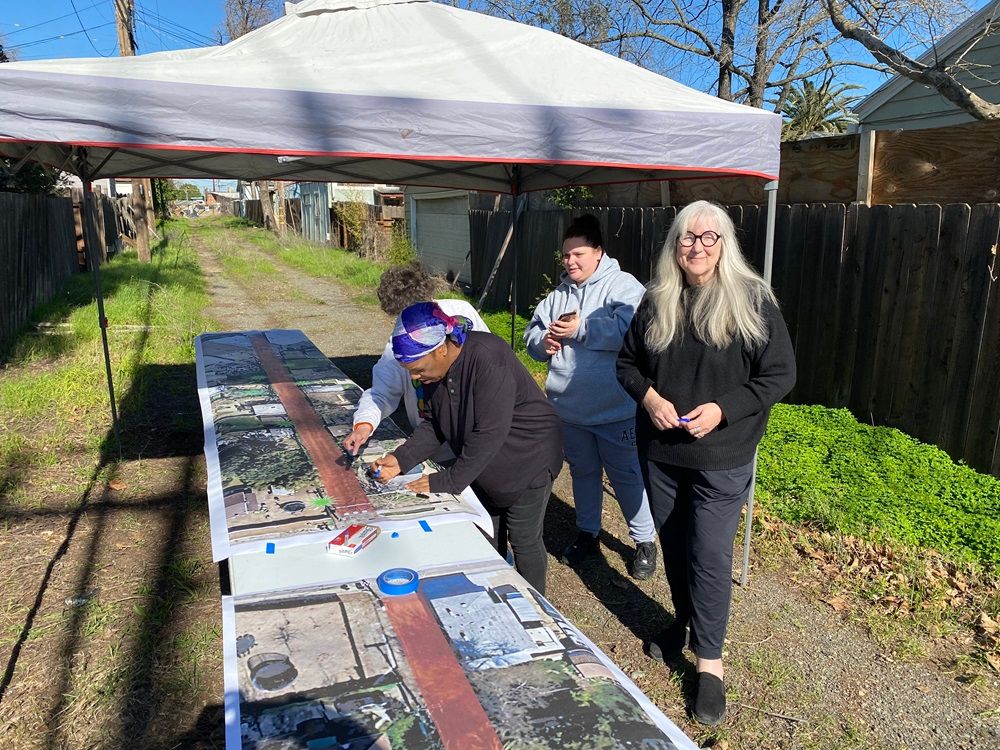 Dixieanne community cleanup efforts tabling. 