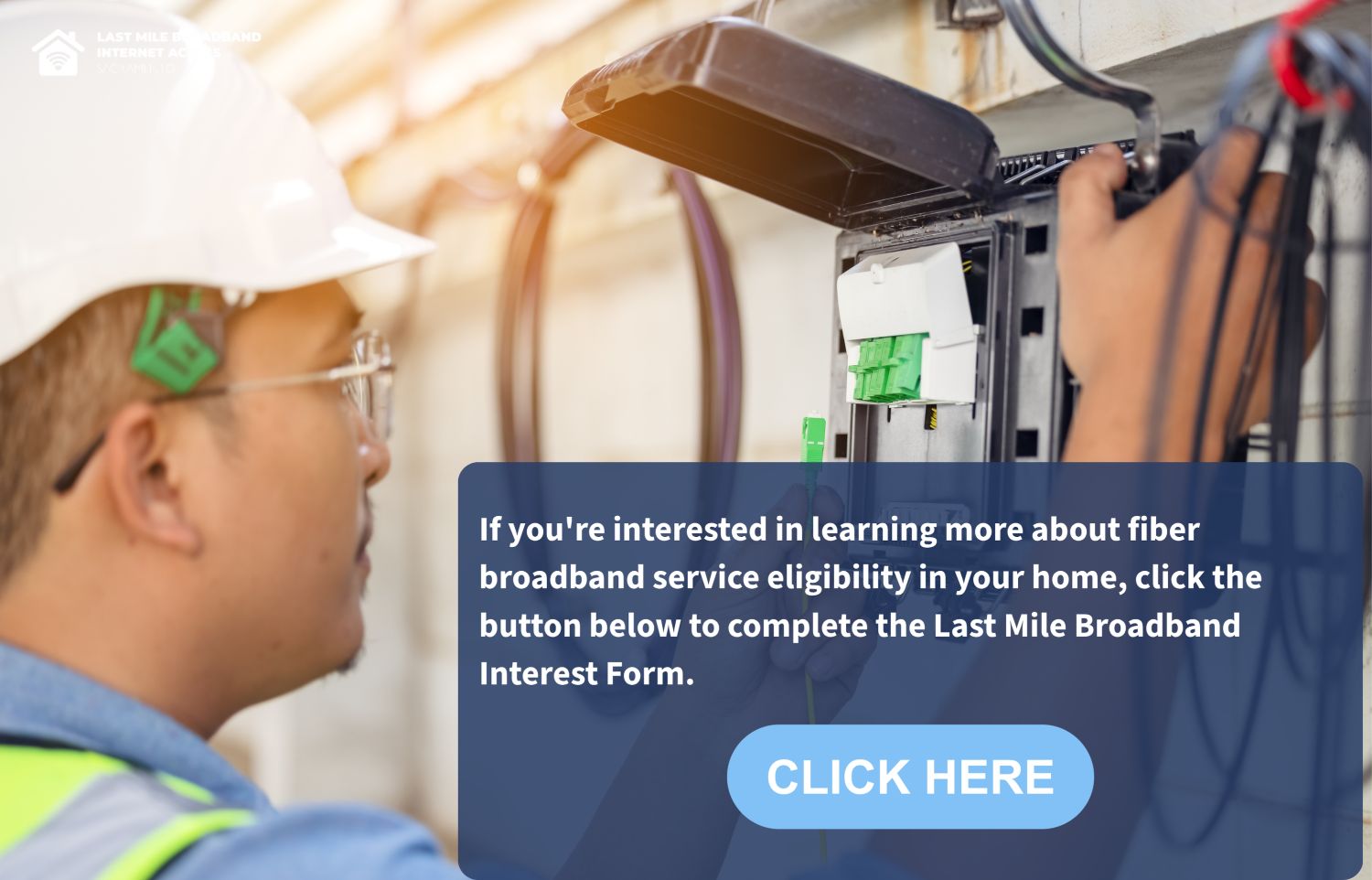 image with button to click for more information 