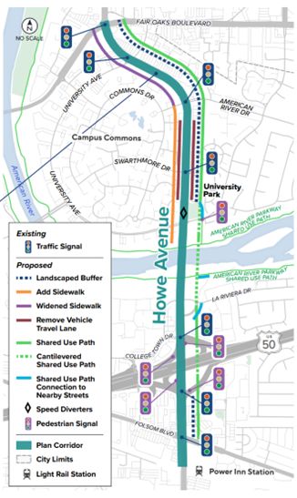 Graphic: Plan corridor map