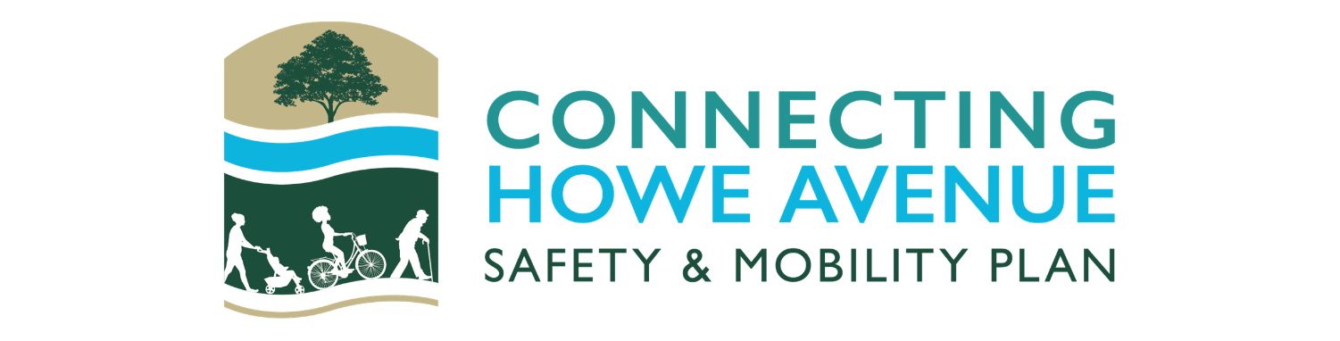 Graphic of the Connecting Howe Avenue logo