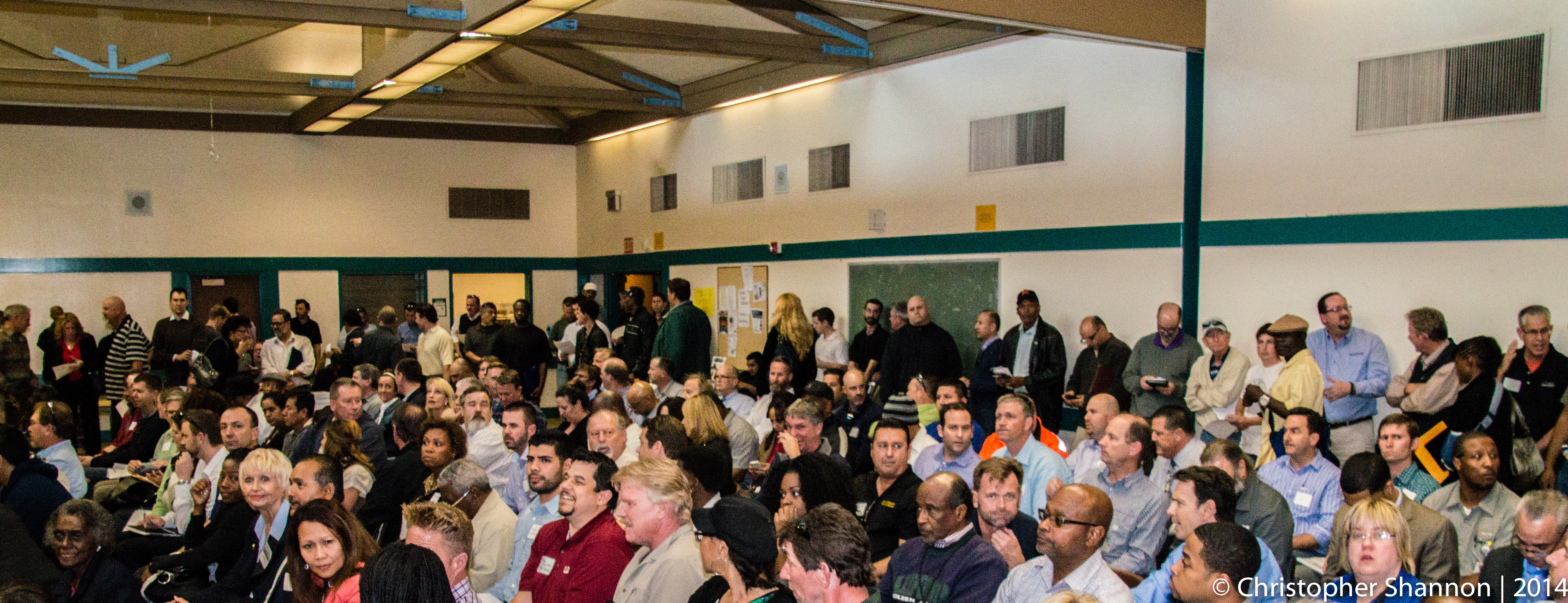 Image of people inside the Robertson Community Center