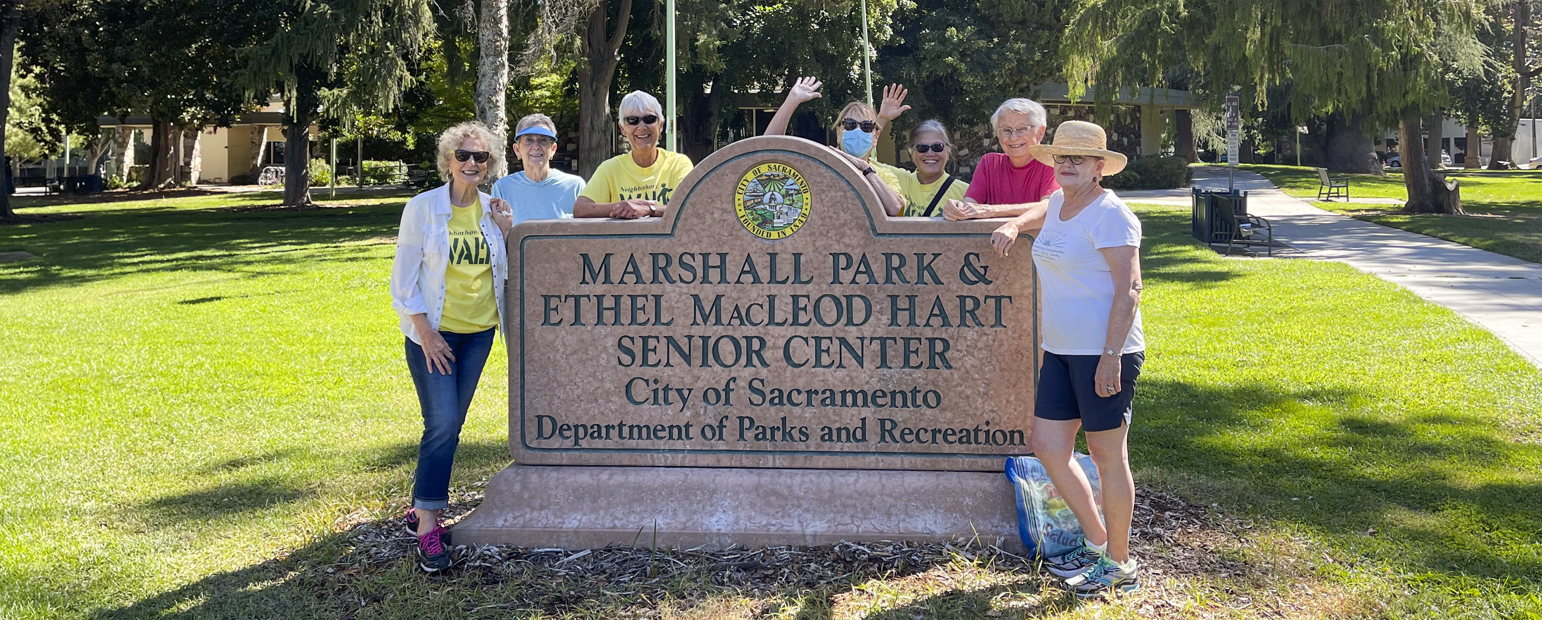 Hart senior center sign