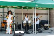 bongo drummer on a stage